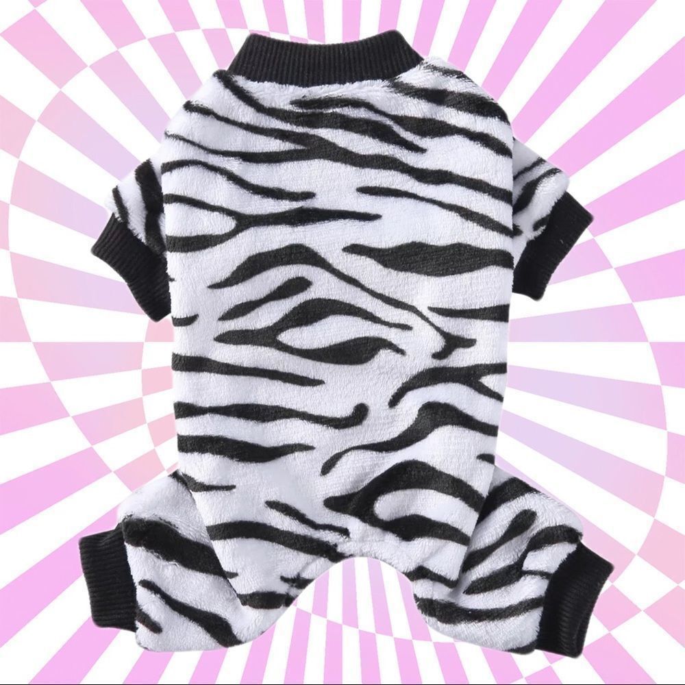Zebra Stripe Pet Pajamas